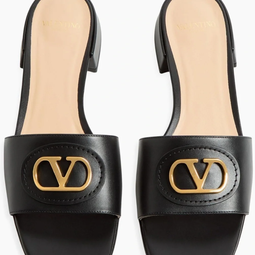 Valentino VLogo Signature Slip-On Sandals - Picture 2 of 6